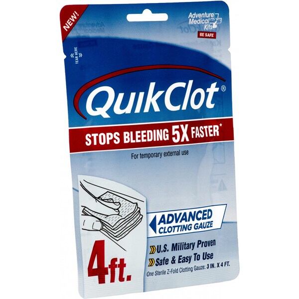 Adventure Medical Adventure Medical QuickClot Gauze 3" x 4 5020-0026